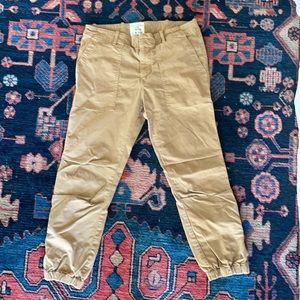 Nili Lotan cropped military pant size 8 in fawn